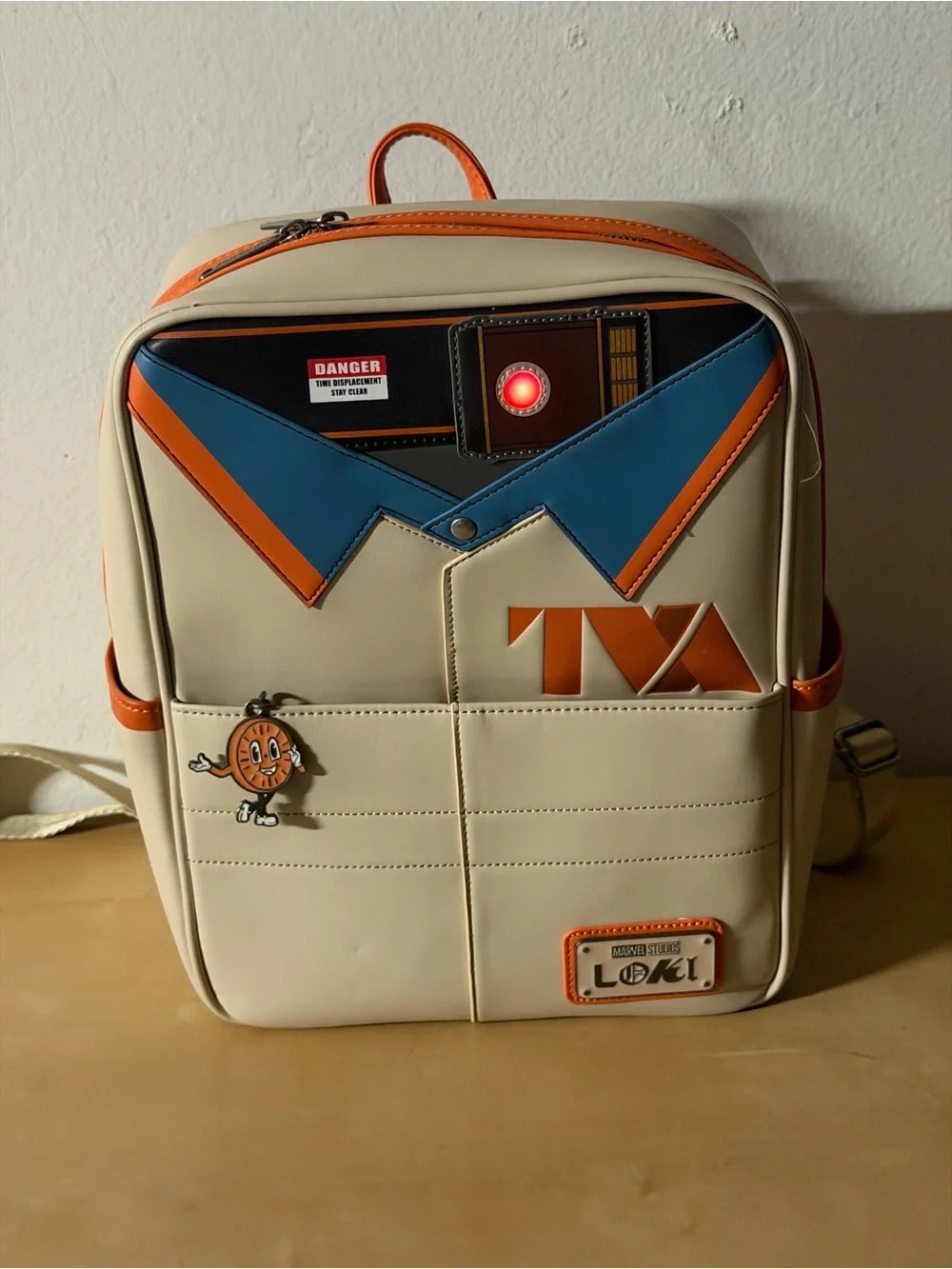 Loungefly Marvel Studios Loki TVA Variant Miss Minutes Hard Tag Mini Backpack - Picture 2 of 8